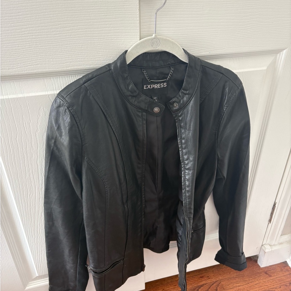 Express Black Moto Jacket